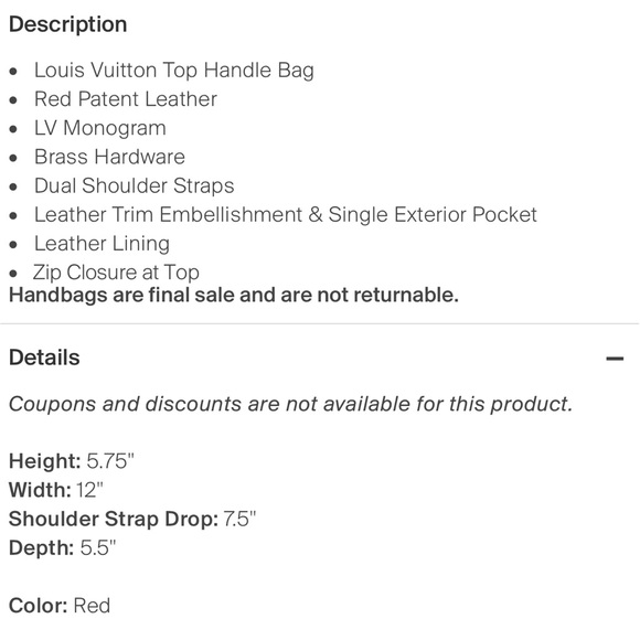 Authentic Louis Vuitton Monogram Bedford Bag - Picture 6 of 6